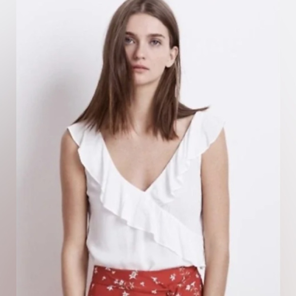 Velvet by Graham & Spencer Ruffled Blouse